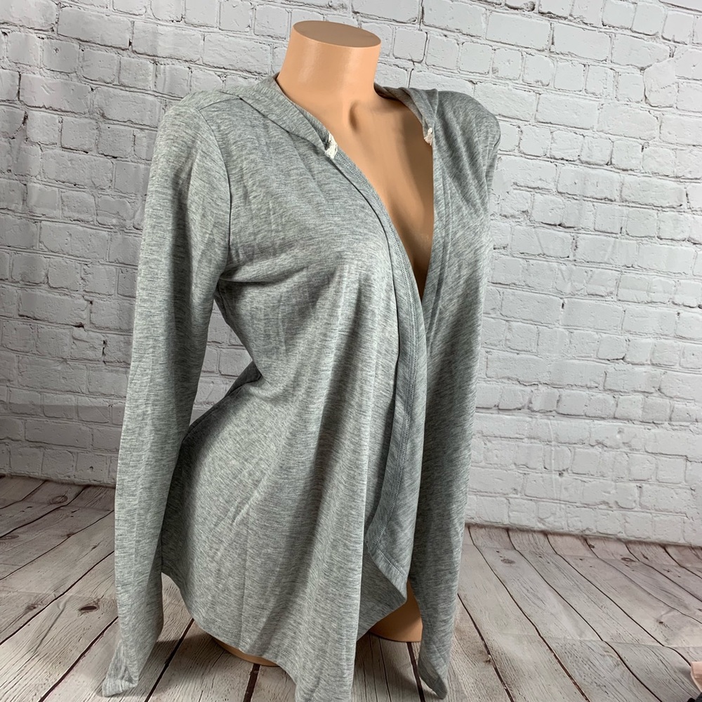 VS Victoria’s Secret Front Drape Hooded Cardigan - Picture 4 of 7